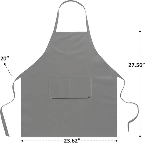 10 Pack Green Aprons Bulk for Women Men, Painting Baking Grilling BBQ Art Artist Cooking Kitchen Bib Apron with Pockets (10, Green)