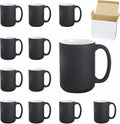 Ceramic 15oz Sublimation Coffee Mug (Color Change Black, 24)