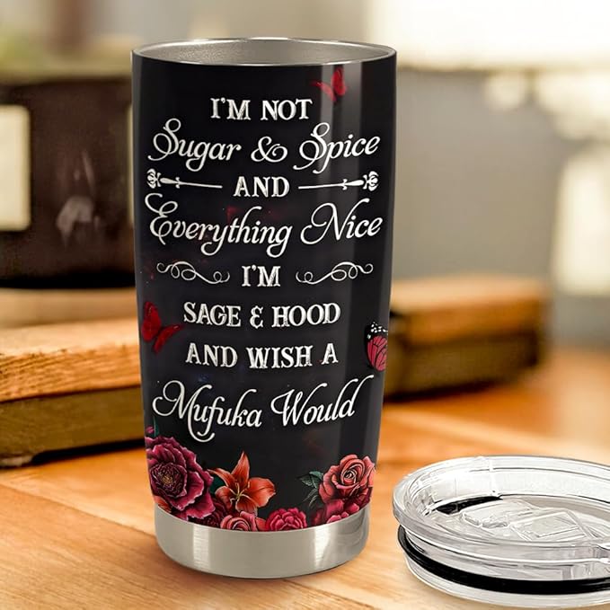 Sugar Skull Tumbler 20oz Stainless Steel Insulated Coffee Travel Mug Cup for Women Girls Gifts for Birthday Christmas Halloween