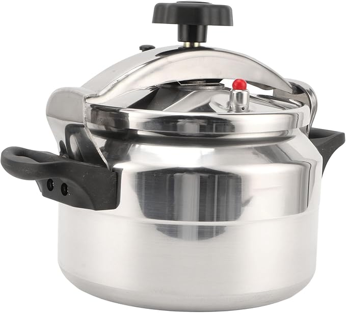 Aluminum Alloy Pressure Cooker, Durable Fast Cooking ExplosionProof Pressure Cooker for Home (5L)
