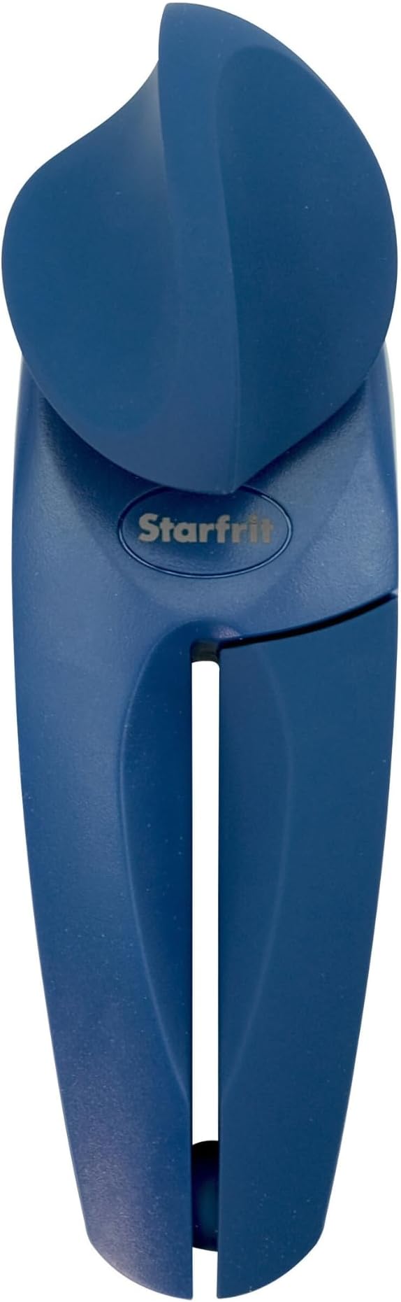 Starfrit MightiCan Can Opener - Safe - Holds Lid and Leaves No Sharp Edges on Lid - 3 Year Warranty - Comfort Grip - Heavy Duty Non-Slip Knob - Blue