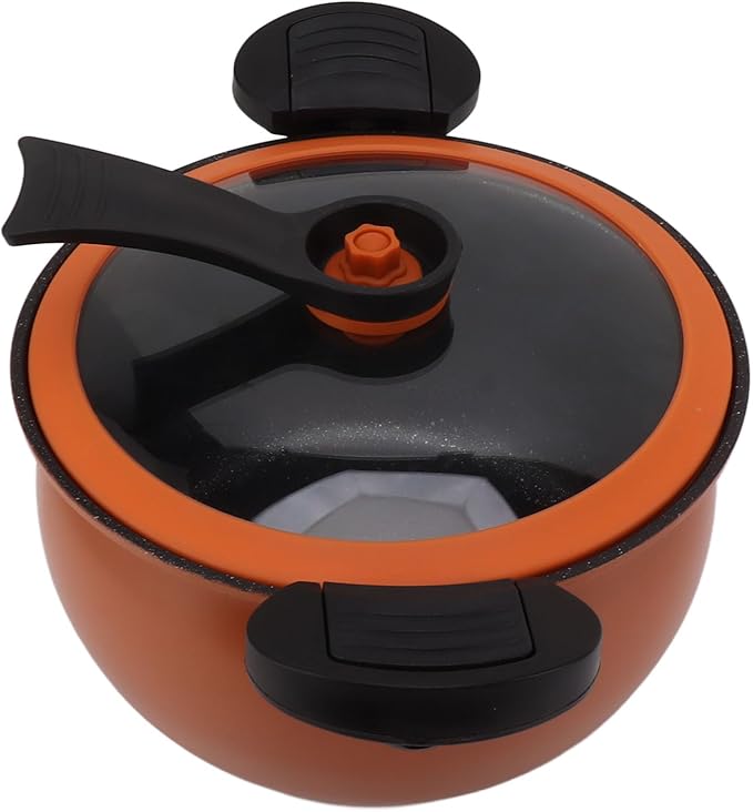 Micro Pressure Cooker Fast Cooking Cookware, 31 * 28 * 17cm Non Stick Microwave Kitchenware, Multi Functional Big Capacity Universal Stew Pot (7L)