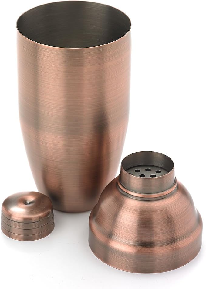 Barfly Cocktail Shaker, 24oz (700 ml), Antique Copper,M37039ACP