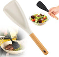 Multifunction Spatula Cooking Spoon, 2025 New Silicone Nonstick Pan Cooking Spoon, Matte Kitchen Silicone Utensil for Cooking Serving Stirring Scooping Scraping (White 1pc)
