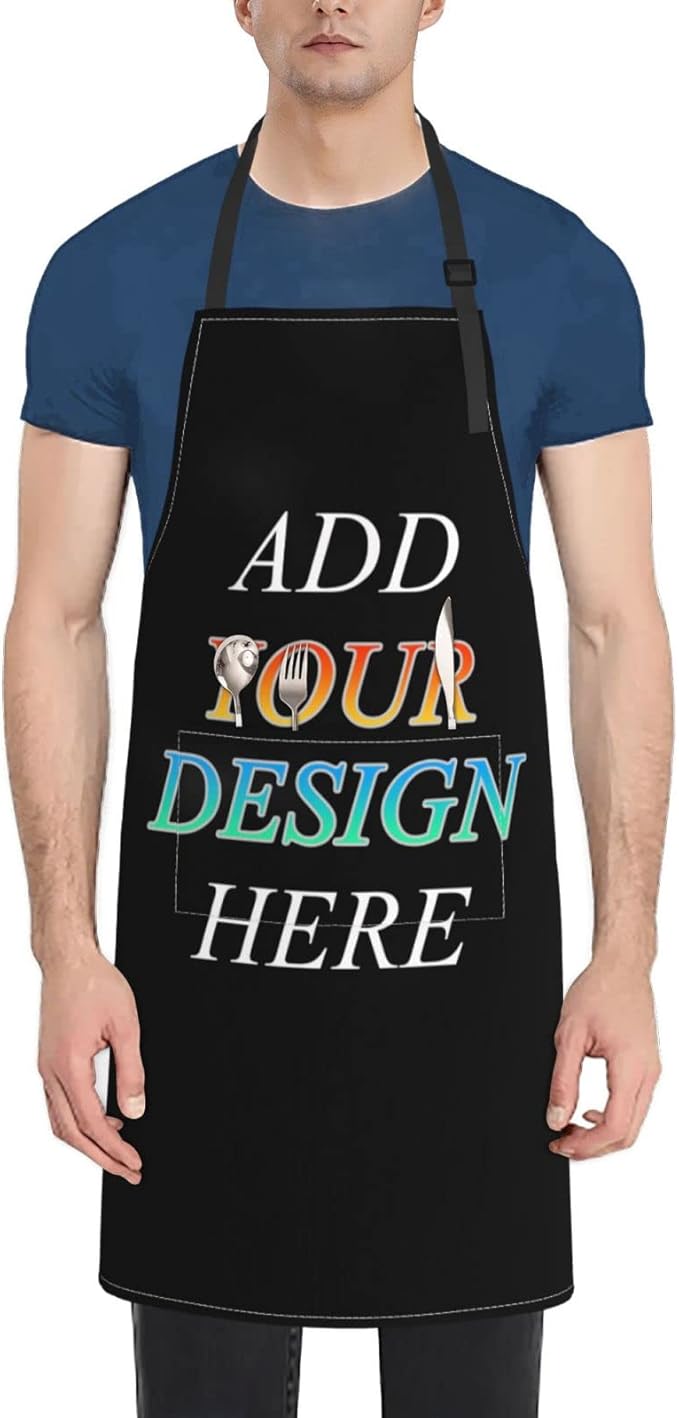 DADABULIU Apron Cooking With Pockets Adjustable Bib For Men Women Waterproof Chef Home Grilling BBQ Drawing
