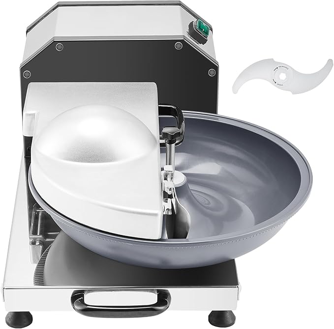 VEVOR Food Processor & Vegetable Chopper, 3000RPM Food-Grade Stainless Steel Food Processor Chopper with S-Curve Blade, Multifunctional for Chopping Vegetables, Fruit, Grains, Nuts