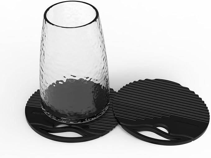 Silicone Trivets for Hot Dishes Heat Resistant Trivets for Hot Pots & Pans Multipurpose & Versatile Hot Pads for Kitchen & Countertop Table Coasters Set of 2