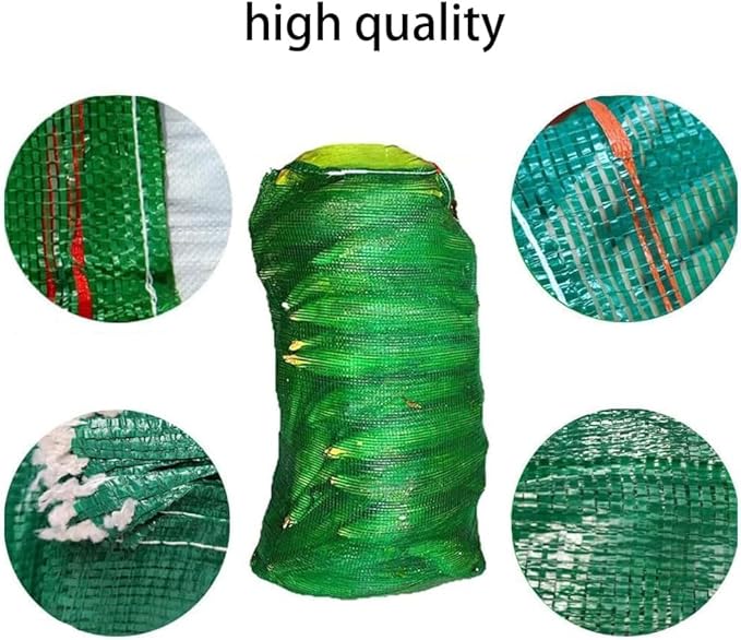 50pcs Produce Storage Mesh Bags Extra Large Reusable Vegetable Storage Bags Sacks 21'' x 32'' Holds up to 50 Lbs Vegetable Storage Bags for Garden Produce Citrus Potato Onion Storage