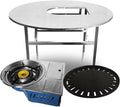 37.5" X 27" Korean BBQ Grill Foldable Outdoor Small Table Gas set