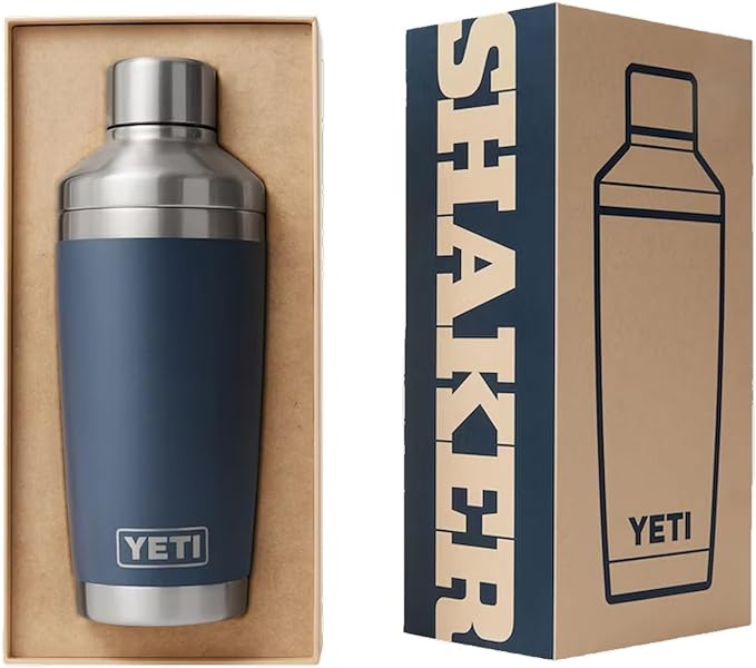 YETI Rambler 20 oz Cocktail Shaker, Stainless Steel, Vacuum Insulated, Tropical Pink