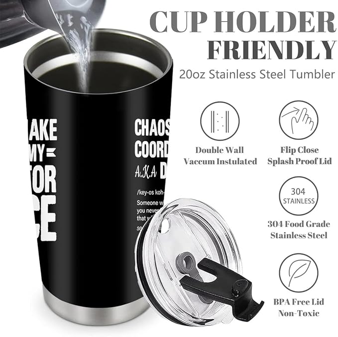 Director Gifts Tumbler, 20oz Stainless Steel Travel Coffee Mug for Band, Art Theater Movie Film, Program Director, Boss Appreciation
