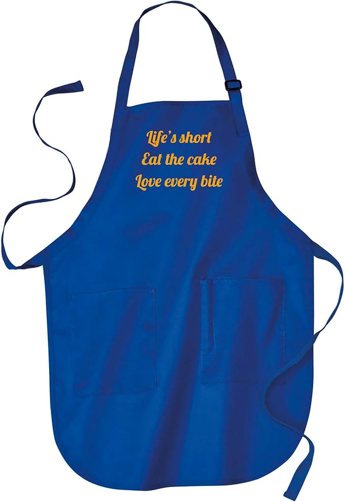 Custom Text Cooking & BBQ Apron – Personalized Chef or Grill Gift – Full Length (1-3 Lines)