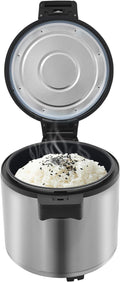 24Qt Commercial Rice Warmer, 105W Big Rice Warmer with Non-stick Inner Pot, Adjustable Temperature Portable Rice & Food Warming Bowl for Restaurant, Hotel(NOT Cooker)