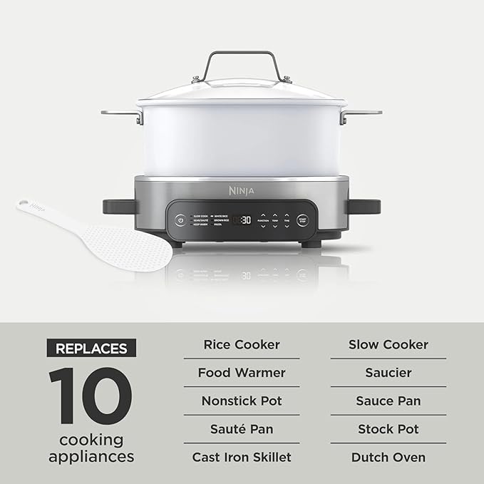 Ninja Foodi Everyday PossibleCooker 6-in-1 Multi Cooker – Family-Sized One-Pot Meals, Sear, Saute, Rice, Pasta & More