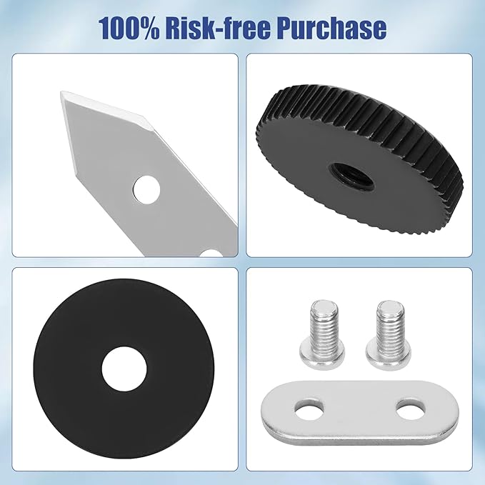 KT1100 Knife and Gear Replacement Kit for 1 Old Can Openers, Commercial Can Opener Replacement Parts - Knife/Blade & Gear, Easy to Replace
