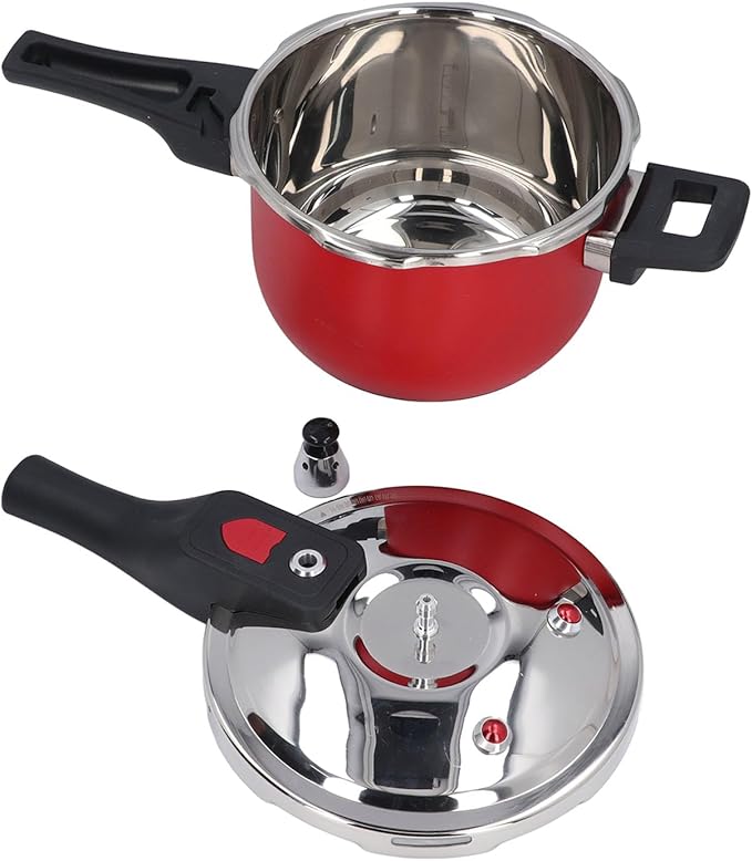 Pressure Cooker, Pressure Soup Pot Efficient Multifunctional High Temperature Safe Easy To for Kitchen (5L)