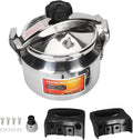 Aluminum Alloy Pressure Cooker, Durable Fast Cooking ExplosionProof Pressure Cooker for Home (5L)