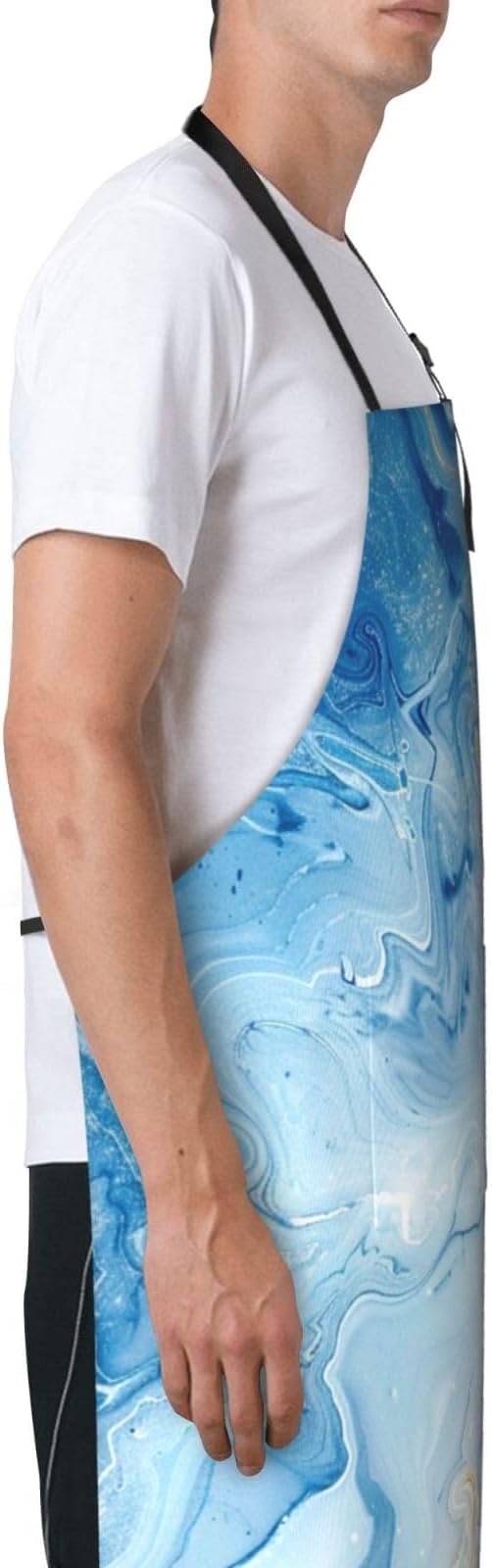 DADABULIU Apron Cooking With Pockets Adjustable Bib For Men Women Waterproof Chef Home Grilling BBQ Drawing