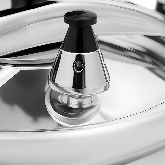 3L/3.17Qt Pressure Cooker, Aluminum Alloy Pot with Super Safety Lock Explosion-Proof, Mini Family Pressure Cooker with 2 Handles for Gas Stewing Vegetables Rice Soup Stewing Meat