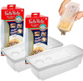 Fasta Pasta Microwave Pasta Cooker- The Original (2PK)- Cooks up to 4 Servings- No Mess, Sticking or Waiting For Boil- Perfect Al Dente Pasta Every Time- For Dorms, Kitchens, Offices- Made in the USA