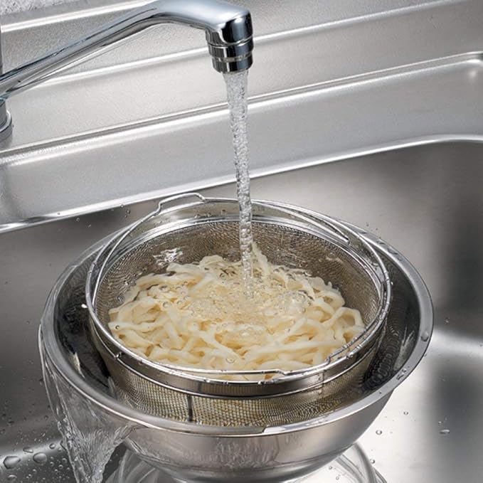 Kanai Industries SH-029 Shapeline Boiled Colander, 9.8 inches (25 cm), Made in Japan