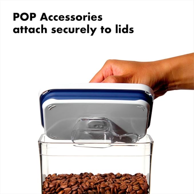 OXO Good Grips POP Container - 4.4 Qt/4.2 L, Airtight Food Storage Containers (Pack of 4)