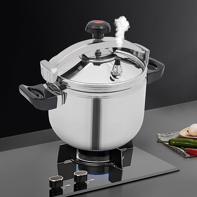 Pressure Cooker Stainless Steel, Commercial Stove Top Pressure Cooker Pot Used for Pressure Foodie or Steaming Instant Fast Cooking Pot