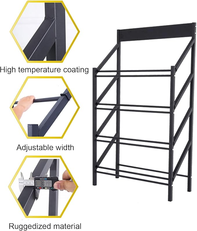 XPLKQXE Floor Standing Kitchen Sink Display Rack, Movable Metal Dish Tub Wash Basin Organizer Shelf, Multi-layer Dishpan Sample Show Holder, Exhibition Halls Store (Color : With wheel, Size : 90x39x