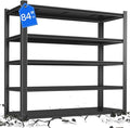 Heavy Duty Garage Shelving, 84'' H Metal Shelving, 3500LBS Storage Shelves 5 Tier Adjustable Heavy Duty Shelving Unit for Warehouse, Garage, Basement, 24" D x 47" W x 84" H
