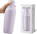 Kitessensu Hybrid Cocktail Shaker | Vacuum Insulated Stainless Steel Martini Shaker with Double Wall Martini Cup | Integrated Measuring System | Tumbler Lid & Cocktail Recipes Included | Orchid
