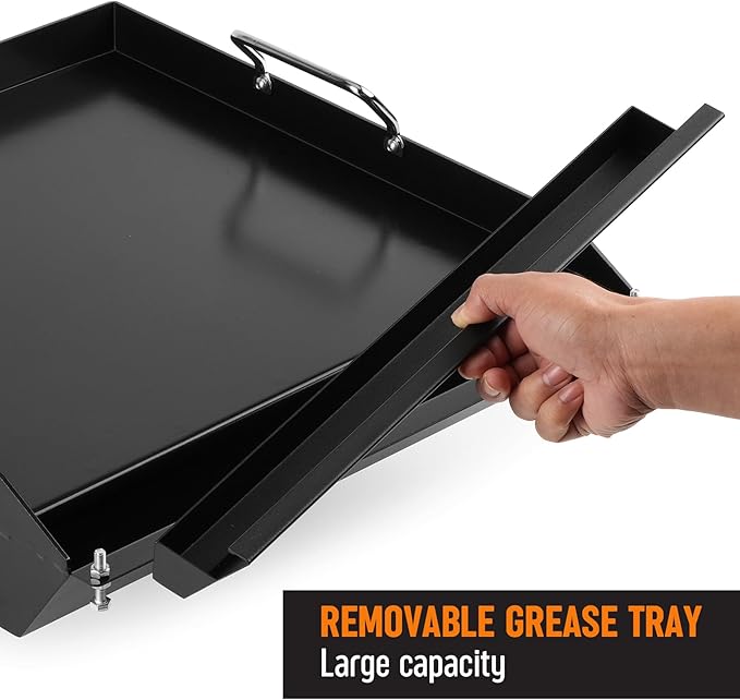 Stanbroil Griddle Hack for Most Pellet Grills, Non-Stick Griddle Insert 17.4" W x 18.6" D, Pellet Grill Accessories for Traeger, Pit Boss, Camp Chef, Green Mountain Grills, Z GRILLS and More
