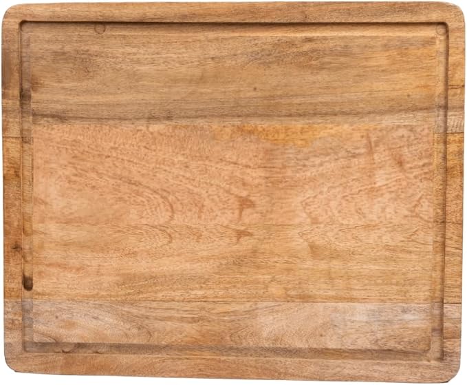 Large Cutting Board – Stylish, Thick, and Durable Butcher Block for Kitchen, Chopping, and Meal Prep - Premium Wooden Board for Cutting, Slicing, and Serving