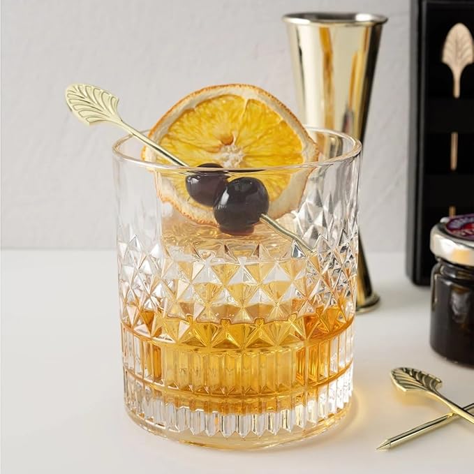 Hawthorne Old Fashioned Cocktail Gift Set | Premium Mixology Kit with Truman Glasses, Gold Jigger, Gourmet Mixers & Garnishes | Perfect Whiskey Gift for Men, & Cocktail Lovers