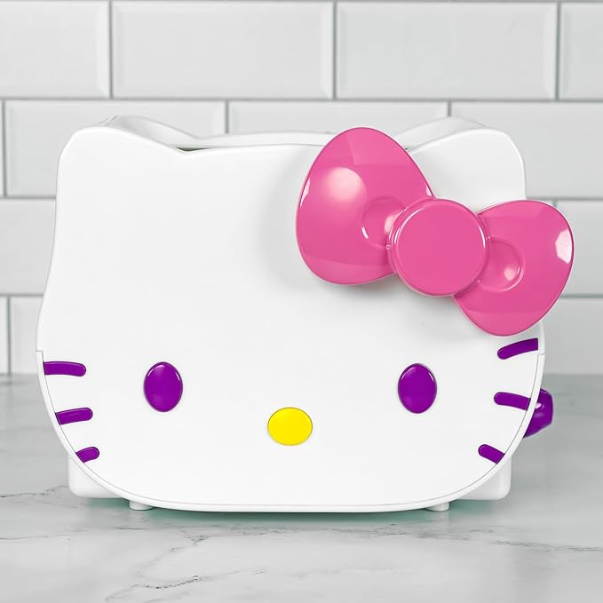 Uncanny Brands Deluxe 3D Sanrio Hello Kitty Toaster