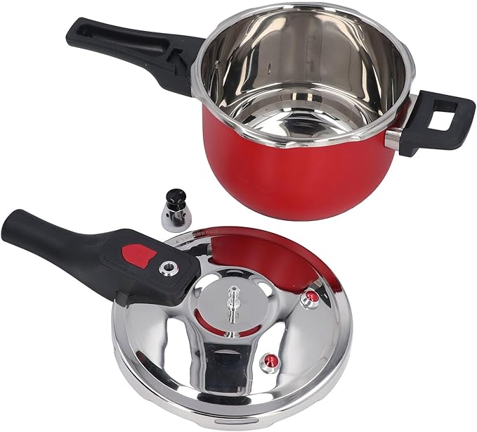 Pressure Cooker, Pressure Soup Pot Efficient Multifunctional High Temperature Safe Easy To for Kitchen (5L)