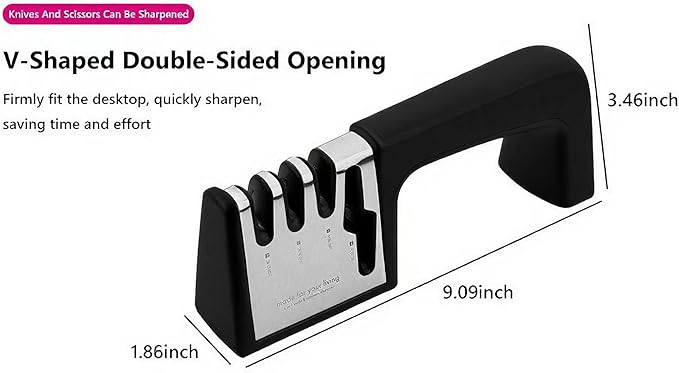 Multifunctional home knife sharpener Professional Knife Sharpener-Easy to Use for any knifes & Scissors.Good tool for kitchen！ Cuchillos -afilador