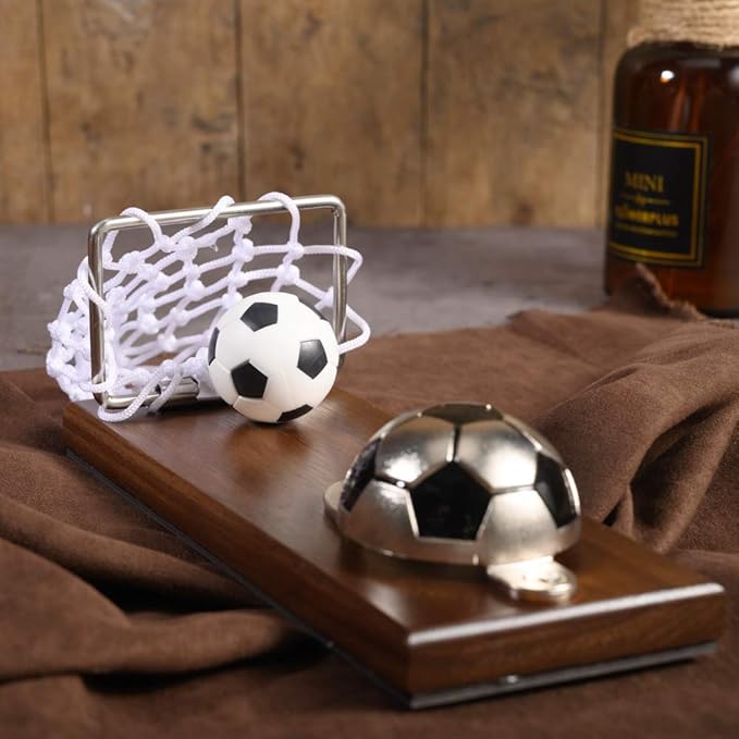 Soccer Bottle Opener with Cap Collector Catcher,Magnetic Refrigerator Paste Bottle Opener，Ideal Gift for Soccer Fans and Beer Lovers, Use as Bar Decoration