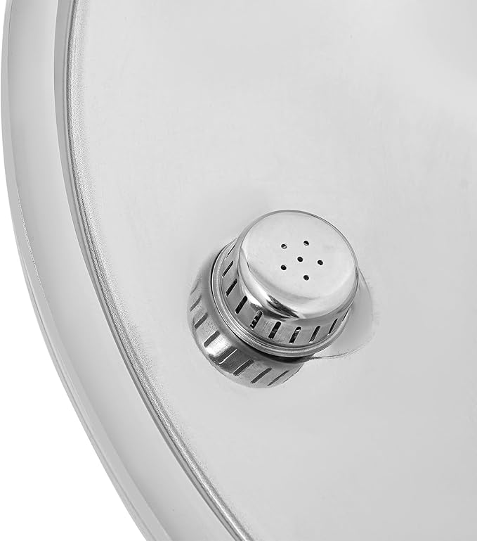 28Qt Stainless Steel Pressure Cooker, 60Kpa Pressure Stewing Pot Pressure Canners with Safety Lock, Commercial Olla de Presion, Induction Compatible
