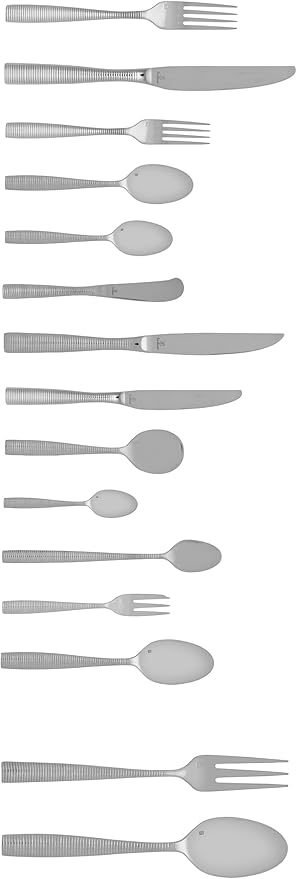 Fortessa Ringo 18/10 Stainless Steel Flatware Espresso Spoon, Set of 12