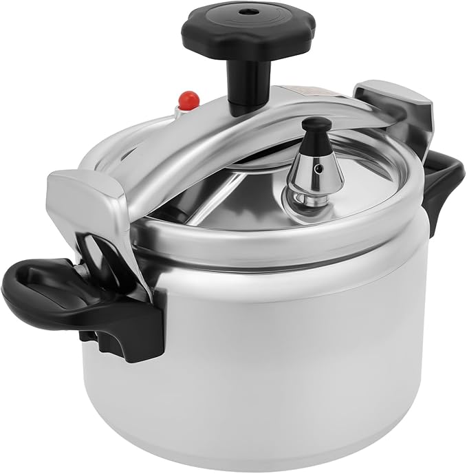 3L/3.17Qt Pressure Cooker, Aluminum Alloy Pot with Super Safety Lock Explosion-Proof, Mini Family Pressure Cooker with 2 Handles for Gas Stewing Vegetables Rice Soup Stewing Meat