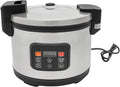 13.8 QT Commercial Rice Cooker & Warmer, 32-Cup (Uncooked) / 65-Cup (Cooked) Large Capacity Rice Cooker for Restaurant with Nonstick Inner Pot, Hinged Lid LED Display