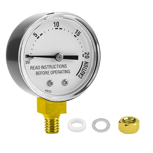 85772 Pressure Cooker Steam Gauge Replacement for Presto Steam Gauge 0175006 0178006 0178107 0178410 0175107 01755 0178001 0178005 0175005, Stainless Steal Canner Pressure Gauge