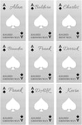 9PCSPersonalized Bottle Openers Credit Card Size, Groomsmen Best Man Gifts for Wedding Bachelor Party, Stainless Steel Beer Bottle Opener