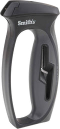 Smith’s 50000 V-Slot Knife & Scissor Sharpener – Straight Blade Sharpening - Large Scissors & Shear Sharpening Slots – Kitchen Tool - Soft Grip Handle – Comfortable Grip