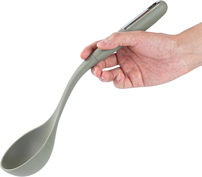 Restaurantware Silicone Utensil Set Pack of 1 Non-Slip Handle 6-Piece Kitchen Tool Set, Heat-Resistant Dishwasher-Friendly Cooking Accessories, Durable Green Cooking Utensils