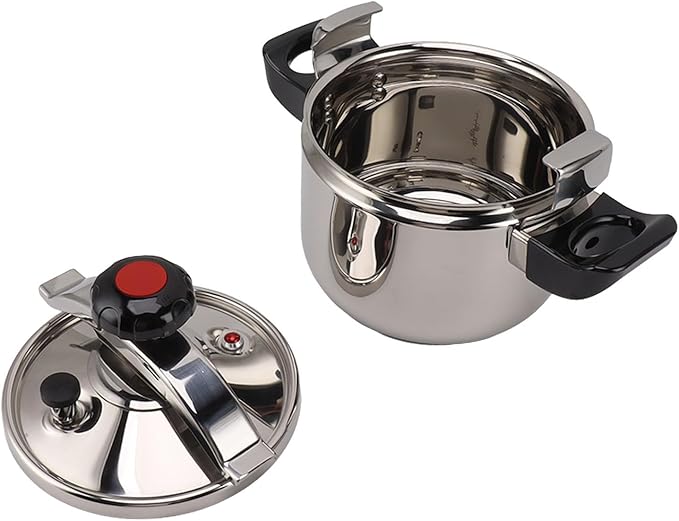 Pressure Cookers, Stainless Steel Pressure Cooker Slow Cooker High Speed Stove Top Pressure Cooker Instant Fast Cooking Pot (5L)