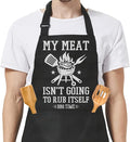 SANDJEST Funny Apron for Dad - Birthday Father’s Day Cooking Grilling Gifts for Mens