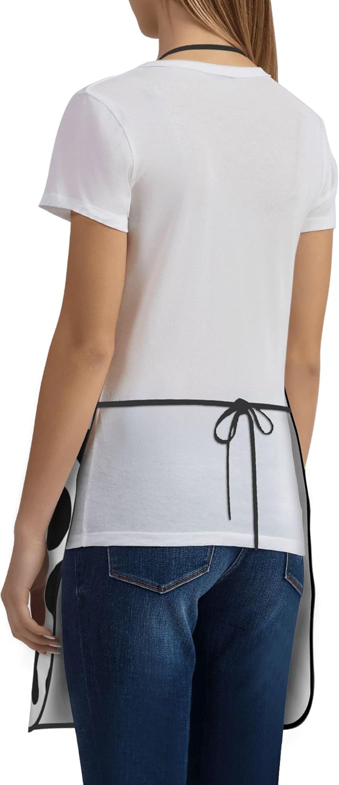 Apron with Pockets for Cooking Chef Kitchen Work Gardening and Salon Size 20.4x28.3 Inch