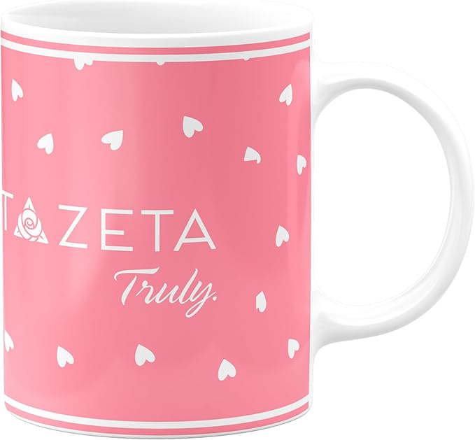 Delta Zeta Ceramic Coffee Mug 11 OZ Tea Cup (Delta Zeta # 11)