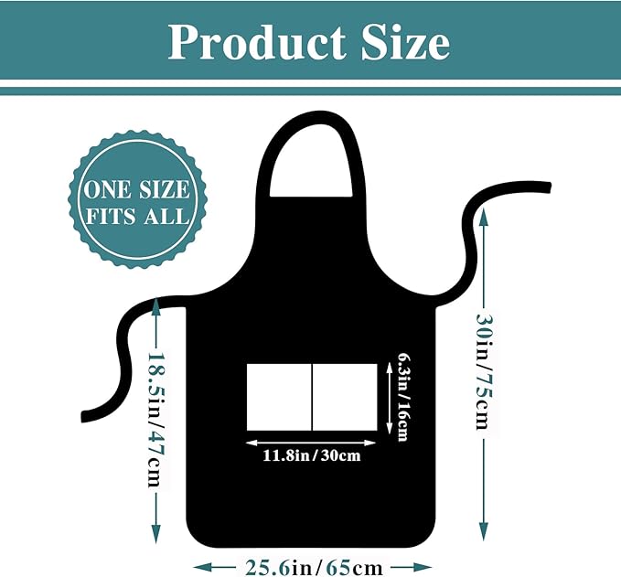 I Have No Idea What I'm Doing,Funny Chef Apron,Funny Aprons for Women Men with 2 Tool Pockets,Waterproof and OilProof,Fun BBQ Baking Grilling Kitchen Apron